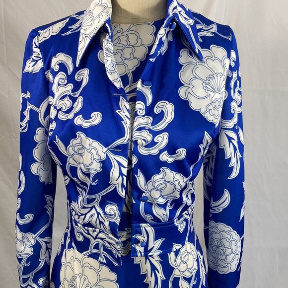 Rare and incredible vintage 70’s Yves Jennet jacket and maxi dress - Picture 1 of 8